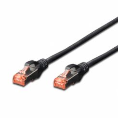 Cable RJ45 blindé cat 6 SFTP 10M noir