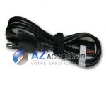 Cable secteur bipolaire noir